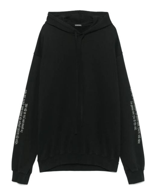 Ann Demeulemeester Black Ollie Hoodie for men