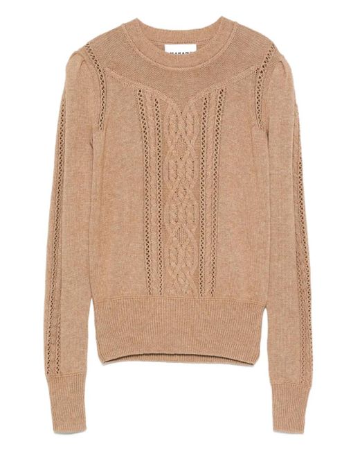 Maglione Con Maniche A Palloncino di Isabel Marant in Natural