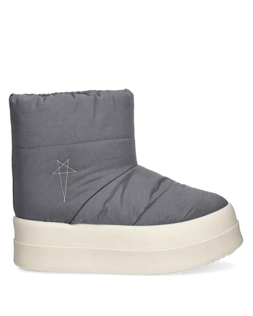 Rick Owens Gray Jumbo Boots for men
