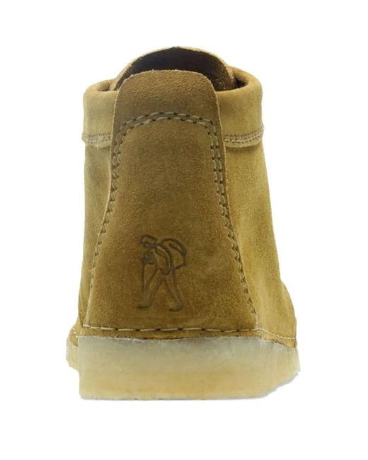 Clarks Green Ashton "Oak Suede" Boots for men