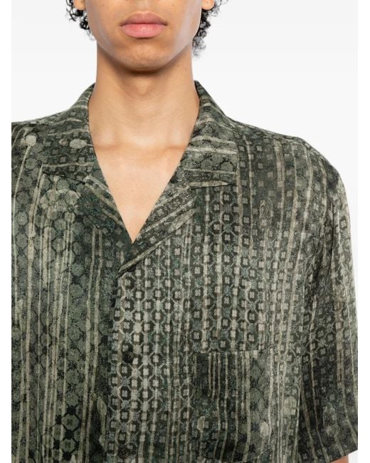 Ziggy Chen Gray Printed Shirt for men