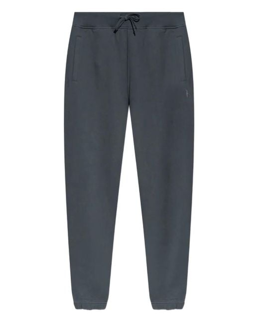 AllSaints Blue Drawstring-Waist Track Pants for men