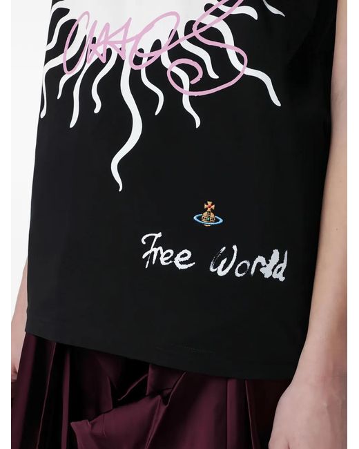 Vivienne Westwood Black Graphic T-Shirt