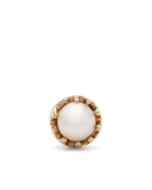 Maria Black Metallic 14Kt Pearl Terre Stud Earring