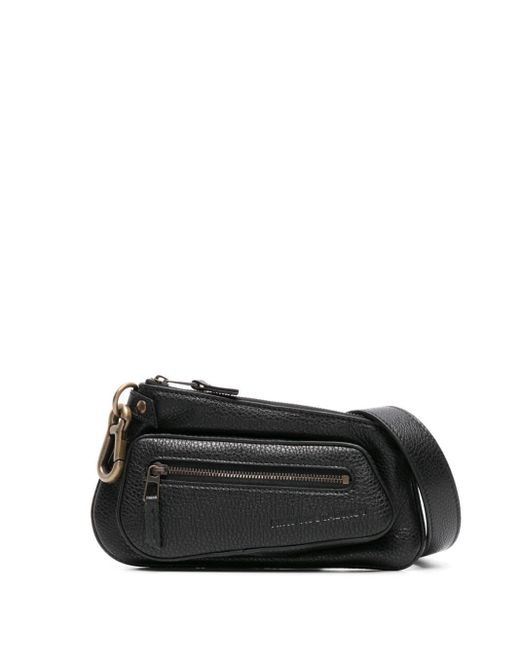 Kiko Kostadinov Black Amlen Leather Shoulder Bag