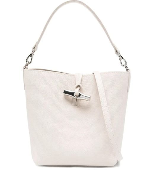 Longchamp Le Roseau バケットバッグ White