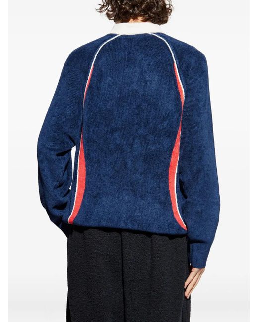 Adidas Blue Retro Remix Teamgeist Polo Sweater for men