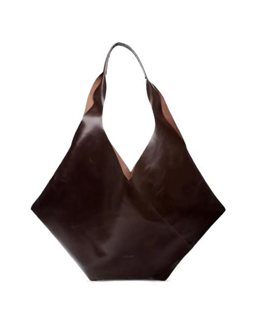 Dienèe Brown La Ep Leather Tote Bag
