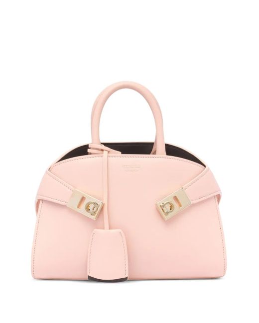 Ferragamo Hug Kleine Crossbodytas in het Pink