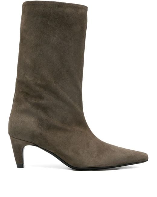 Jude Pointed-toe Boots Brown