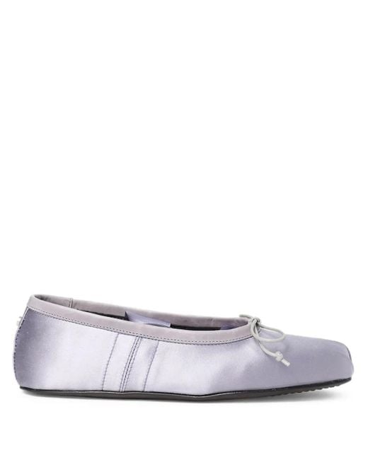 Ann Demeulemeester White Paloma Ballet Flats