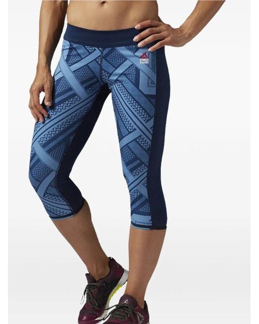 Reebok Blue Crossfit Chase Leggings