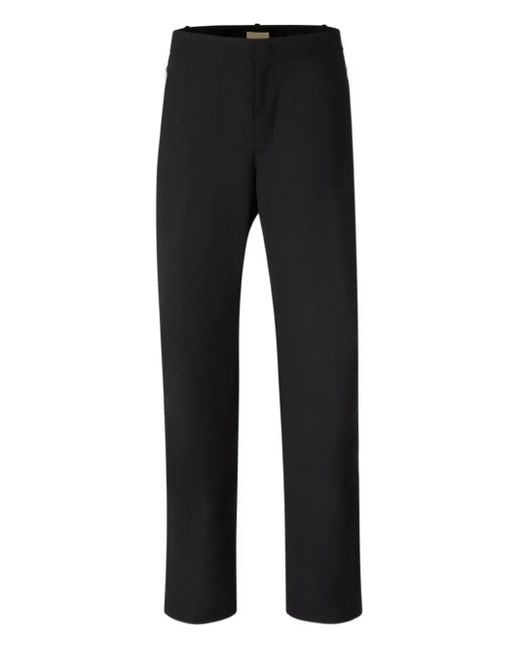 Herno Black Zip-Pocket Trousers for men