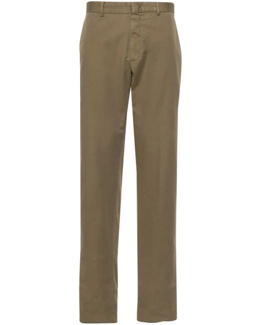 Zegna Natural Tapered Trousers for men