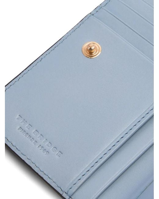 The Bridge Blue Lucrezia Leather Wallet