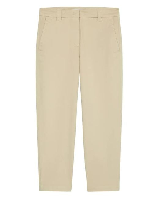 Marc O' Polo Natural Pantalon En Coton À Coupe Courte