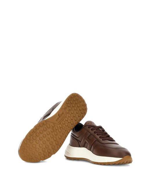 Baskets Hyperlight À Lacets Hogan pour homme en coloris Brown