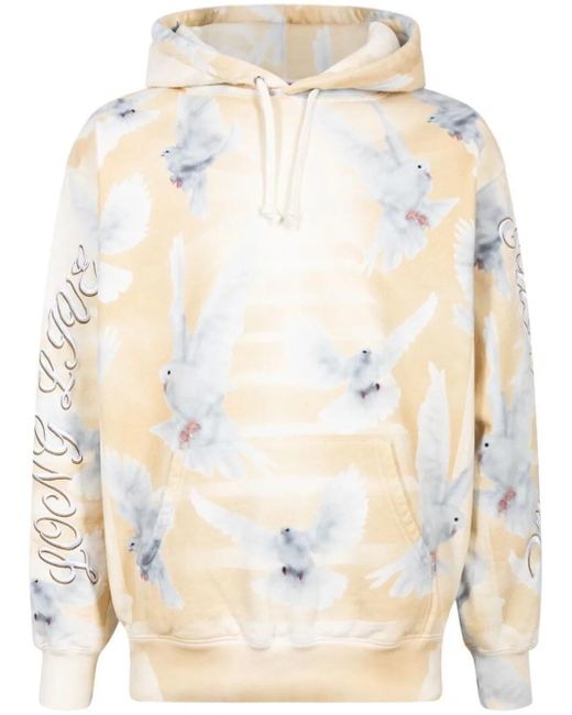 Supreme Natural Doves Graphic-Print Hoodie