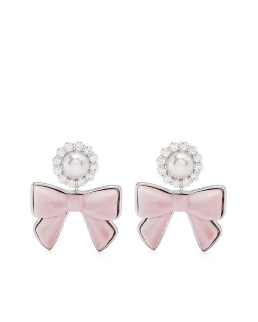 YVMIN Pink Ohrringe Mit Schleife