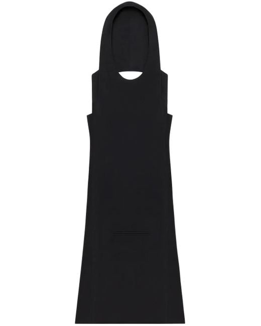 Courreges Black Oblique Dress