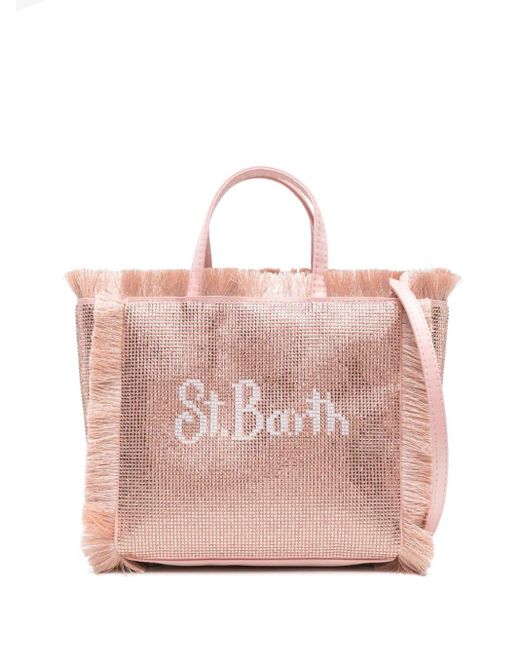 Mc2 Saint Barth Pink Mini Vanity Tote Bag
