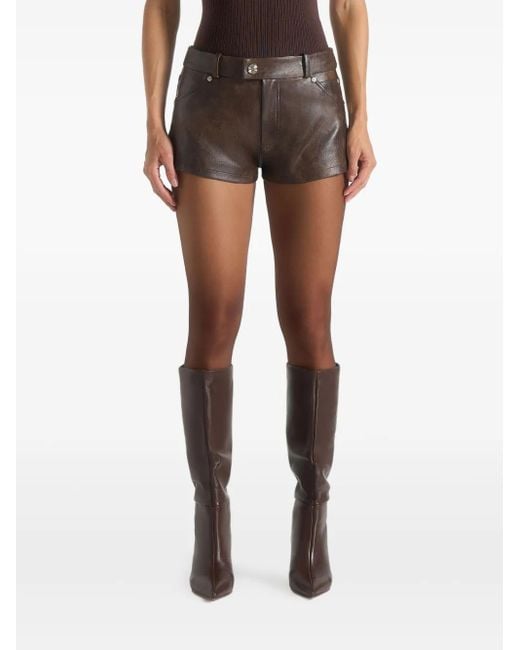 Manière De Voir Samia テクスチャード ショートパンツ Black