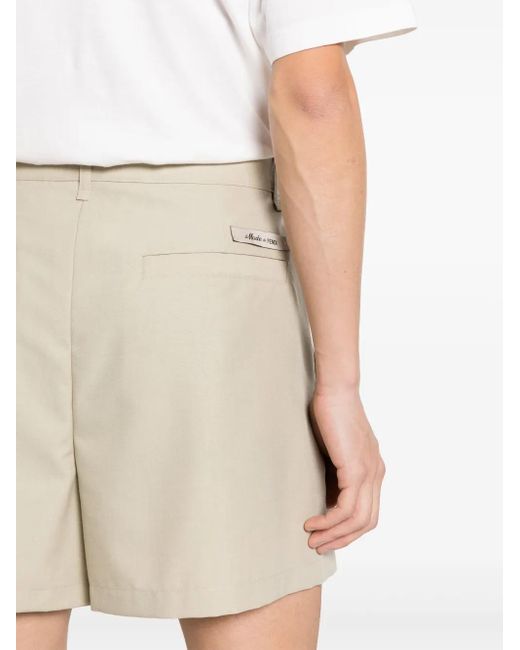Bermudas Lisas Fendi de hombre de color Natural