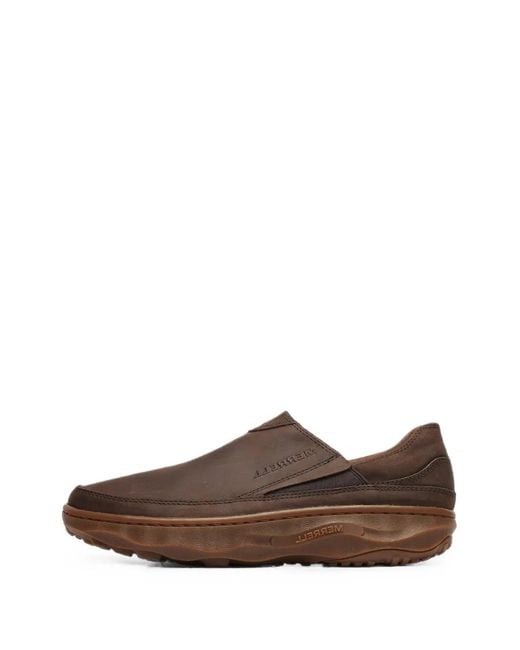 Merrell Brown Silvo Moc Slip-On Sneakers for men