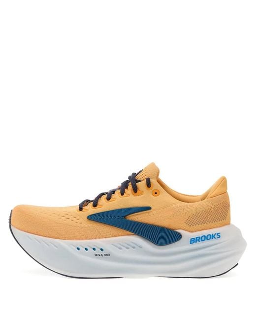 Brooks Orange Glycerin Max M Lace-Up Sneakers for men