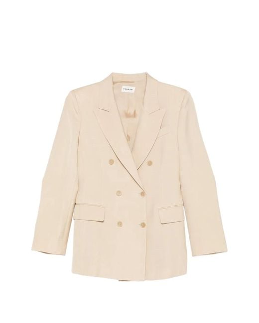 P.A.R.O.S.H. Natural Blazer À Boutonnière Croisée