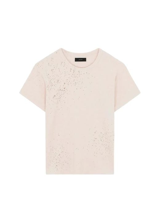Amiri Natural Speckled T-Shirt for men