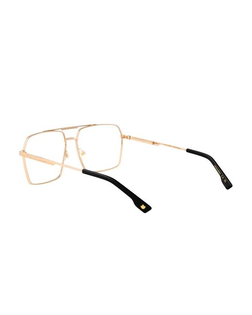 DSquared² Natural D2 Square-Frame Glasses for men