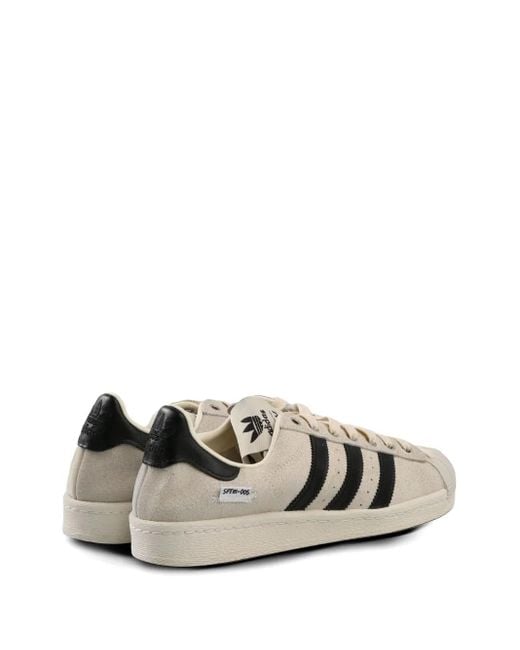 Adidas Gray X Sftm Superstar Trainers