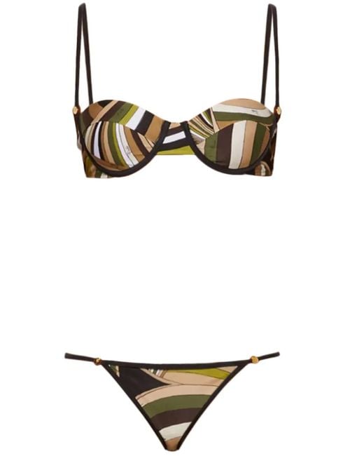 Top de bikini Iride Emilio Pucci de color Blue