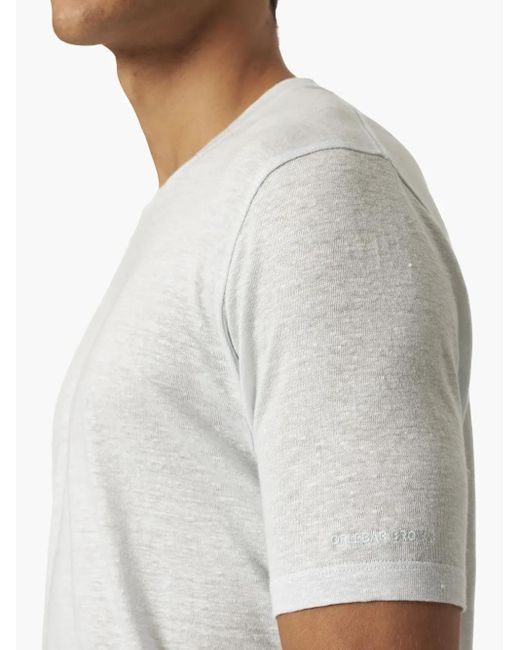 Orlebar Brown White Short Sleeve T-Shirt for men