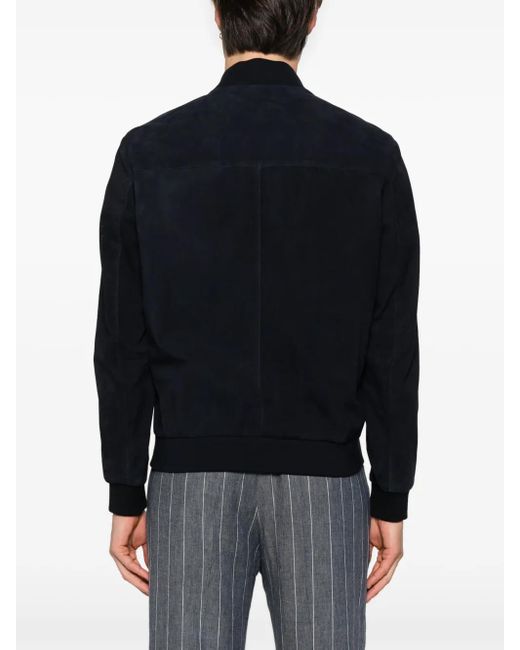 メンズ Brioni ボンバージャケット Blue