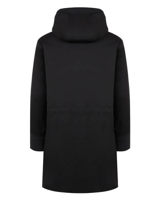 Fusalp Black Buttoned-Pockets Hooded Parka for men