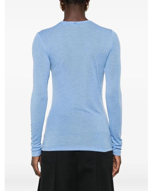 Samsøe & Samsøe Blue Fine-Knit Jumper