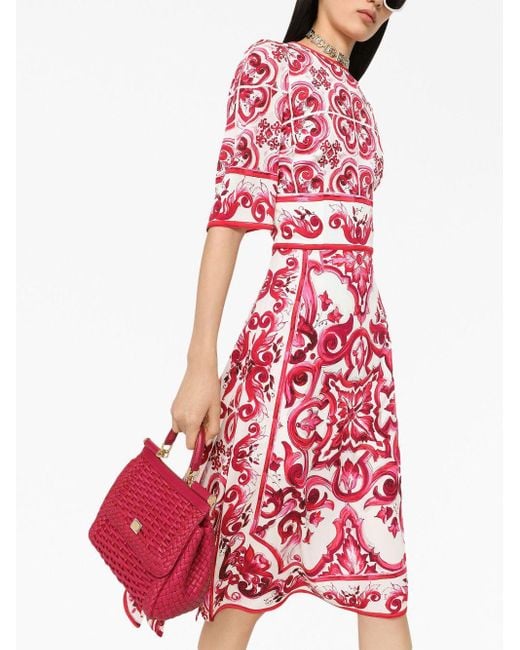 Dolce & Gabbana Dresses > Day Dresses > Summer Dresses in het Red