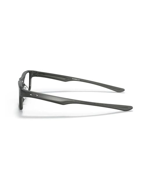 Oakley Brown Rectangle-Frame Glasses