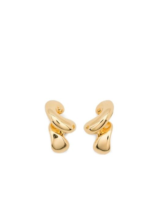 Maria Black Metallic Whirl Earrings