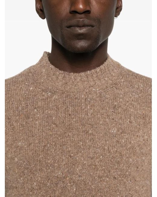 Daniele Fiesoli Pullover mit Rundhalsausschnitt in Brown für Herren