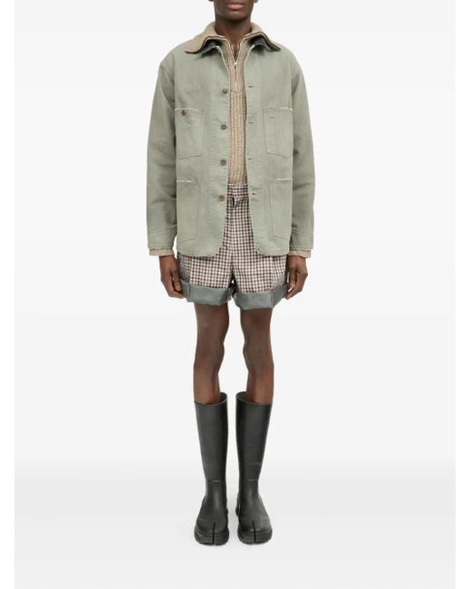 Maison Margiela Green Cotton Jacket for men