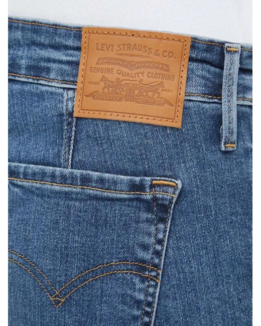 Levi's Blue 712 Five-Pocket Jeans