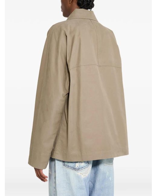 Margaret Howell Natural Veste Raglan En Coton for men