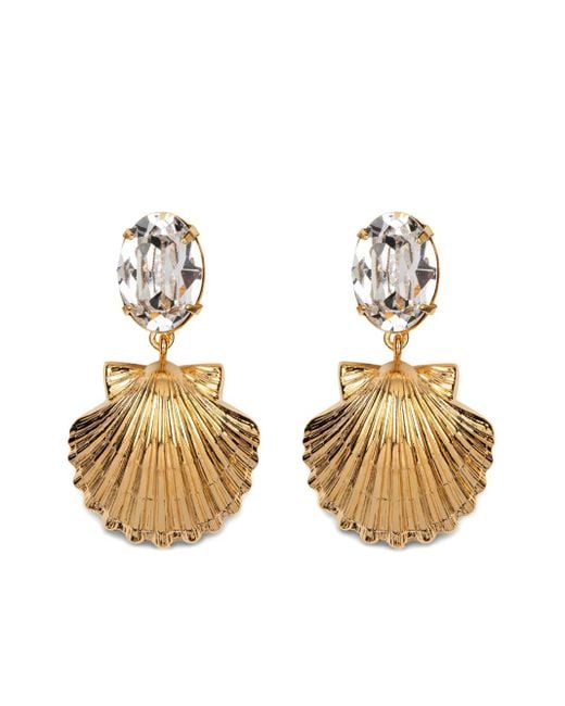 Jennifer Behr Metallic Capesante Earrings