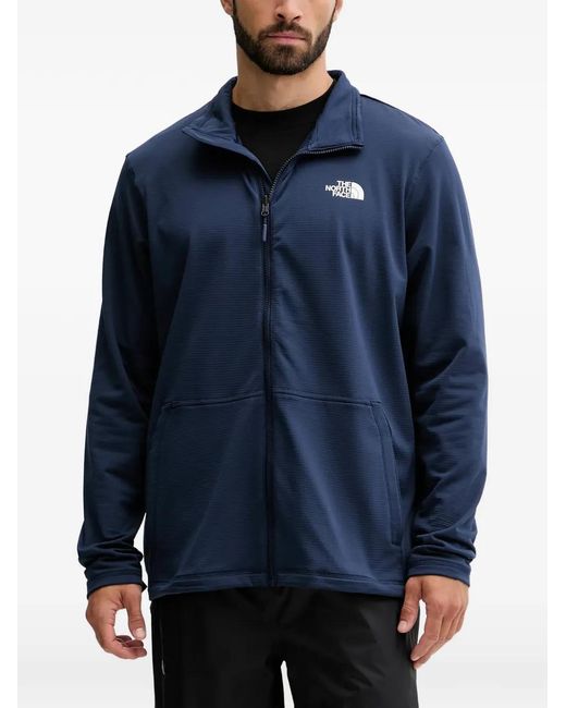 The North Face Blue Quest Triclimate Hooded Colour-Block Jacket for men