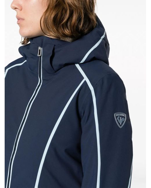 Rossignol Blue Flat Hooded Ski Jacket