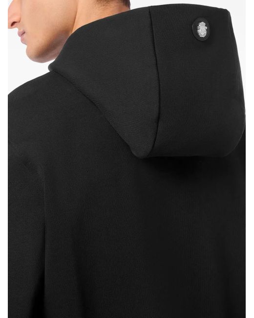 Billionaire Black Logo-Print Hoodie for men