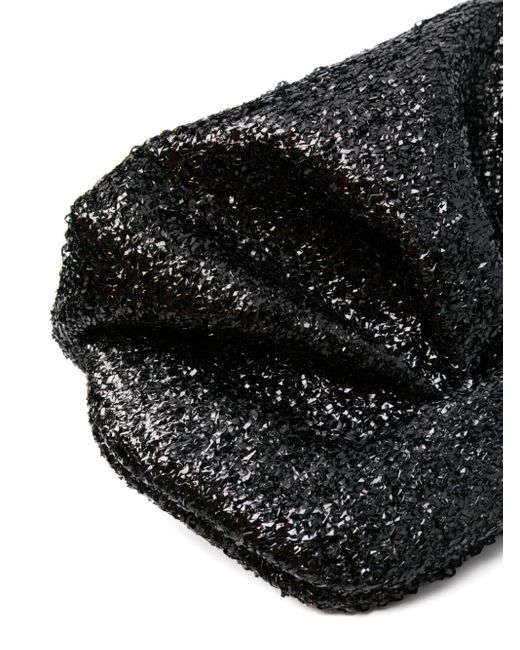 THEMOIRÈ Black Gea Sparkling Clutch